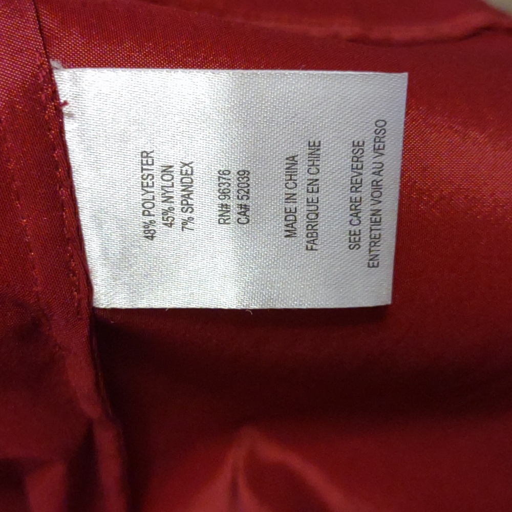 Stunning Samuel Dong Red Fitted Jacket and Tank EUC - Picture 7 of 8